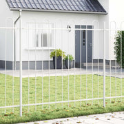 Recinzione per Giardino 4 pcs Bianco 6,8 x 1,5 m 3334082