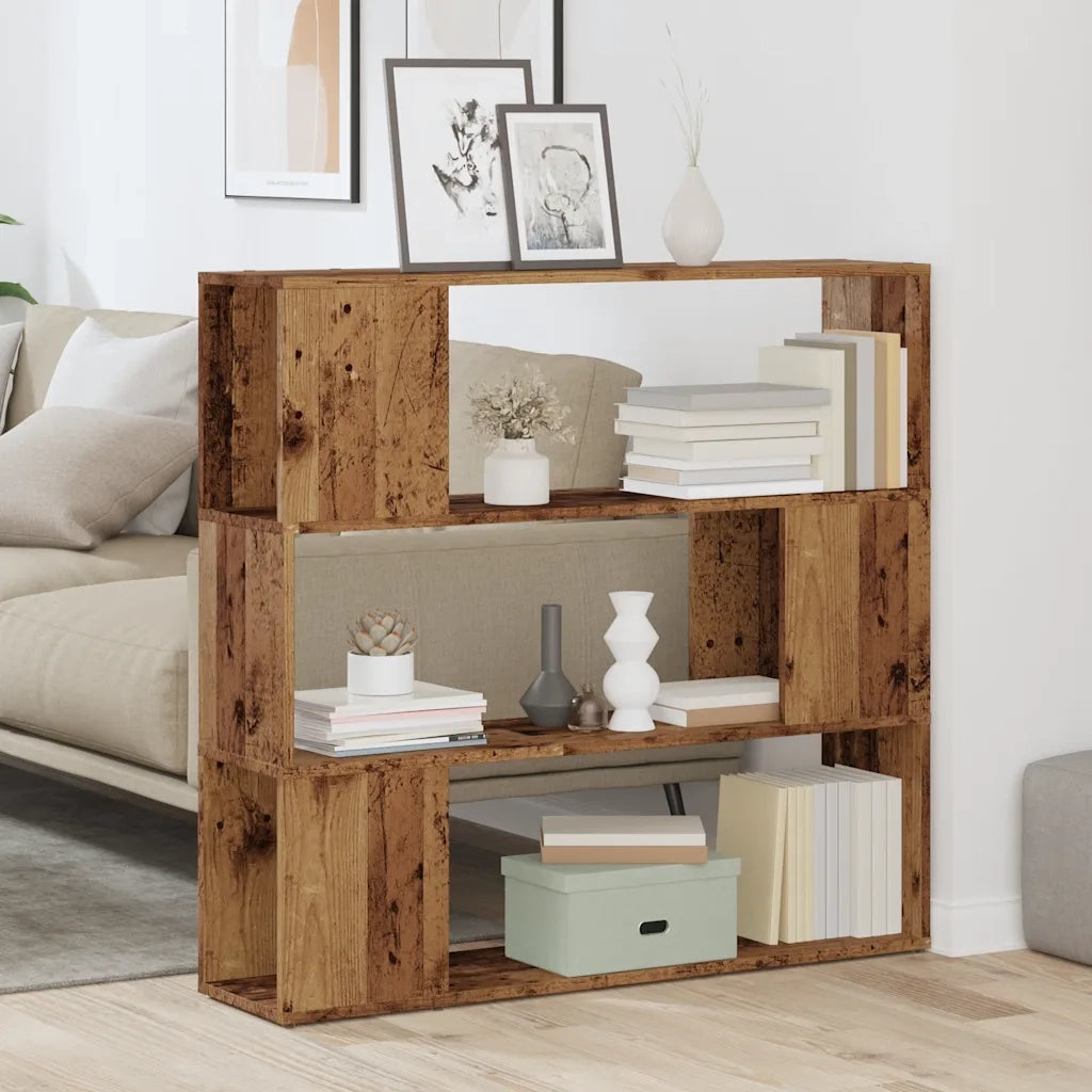 Libreria/Divisorio in Legno Vecchio 100x24x94 cm 856742