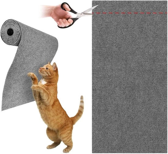 Mat di fissaggio per gatti 200 cm x 40 cm - Protezione contro le abrasioni pannello di fissaggio per muro