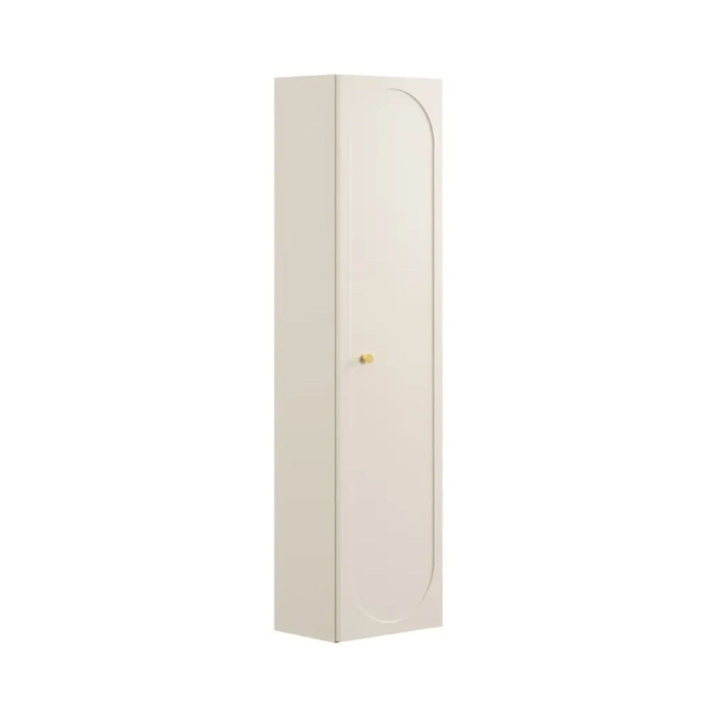 Set da bagno TORNADO beige: mobile sottolavabo 60cm + piano per lavabo + colonna contenitore