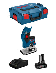 Rifilatore BOSCH GKF 12V-8 (1 x 6,0 Ah + GAL12V-40 + L-Boxx 136)