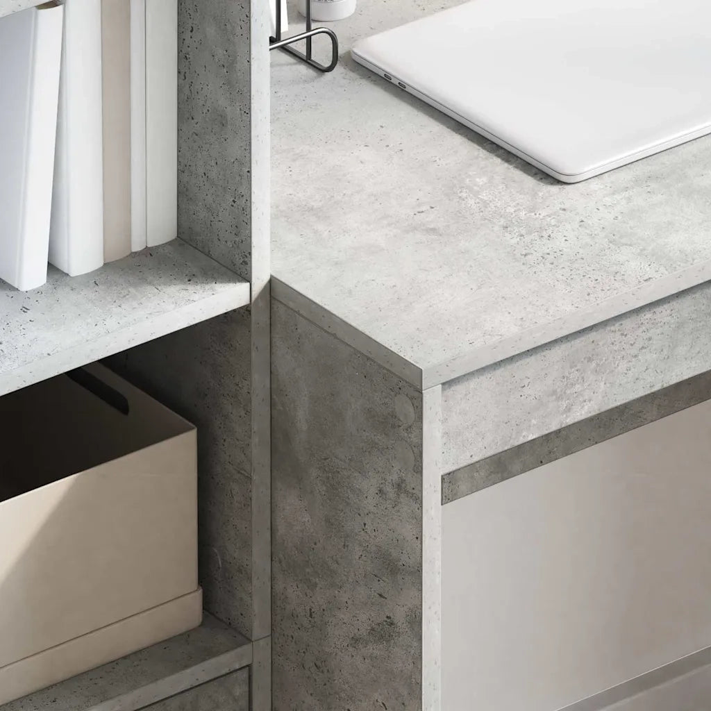 Scrivania Grigio cemento 100 x 50 x 76 cm 869445