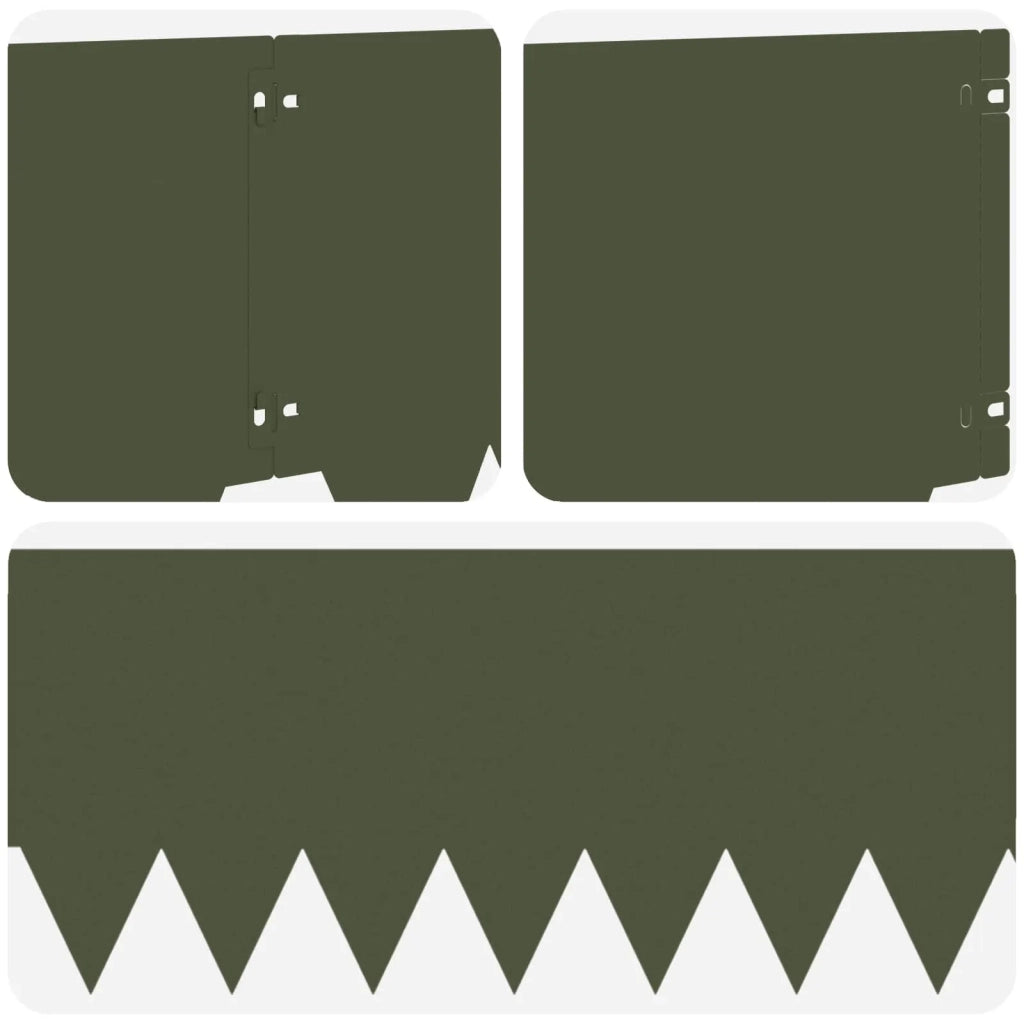 Bordura per Prato 10 pcs metallo 8008314