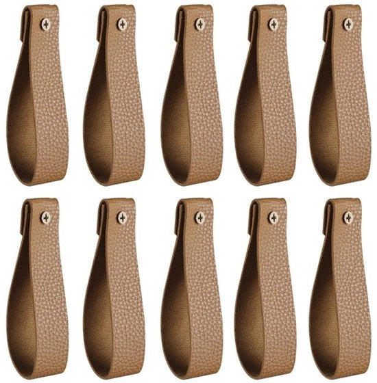 Hanger per Parete 10 pezzi - Materiale PU - Cinturino di Sospensione - Installazione Facile - Sostegno fino a 10 kg - Per Camera da Soggiorno/Camera da Letto