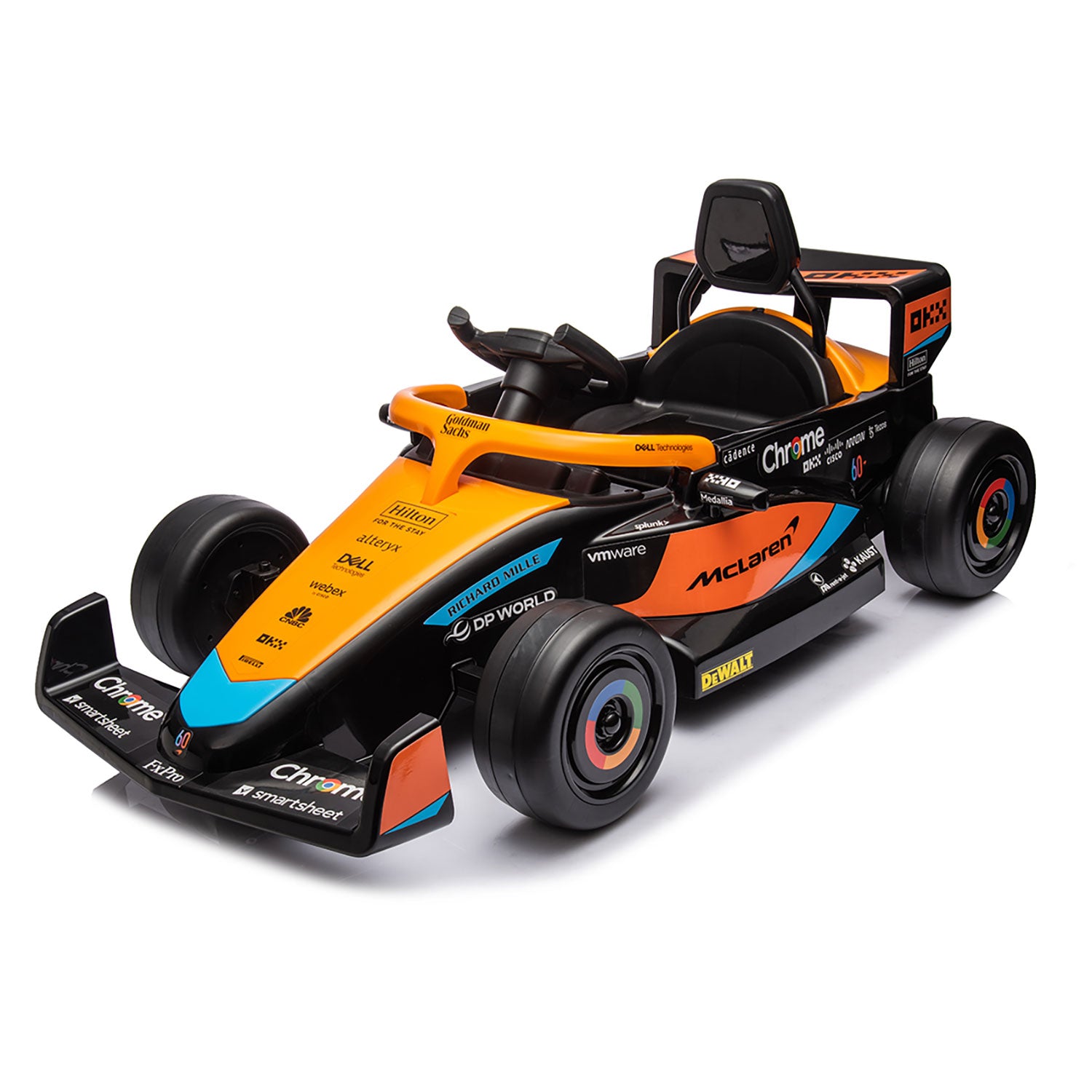 Macchina Elettrica per Bambini Licenza Ufficiale Mc Laren F-1 10,8V Arancione