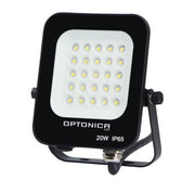 Proiettore led 20 watt slim metallo nero ip65 equivalente 115 watt *** temperatura colore lampada 6000k bianco freddo...