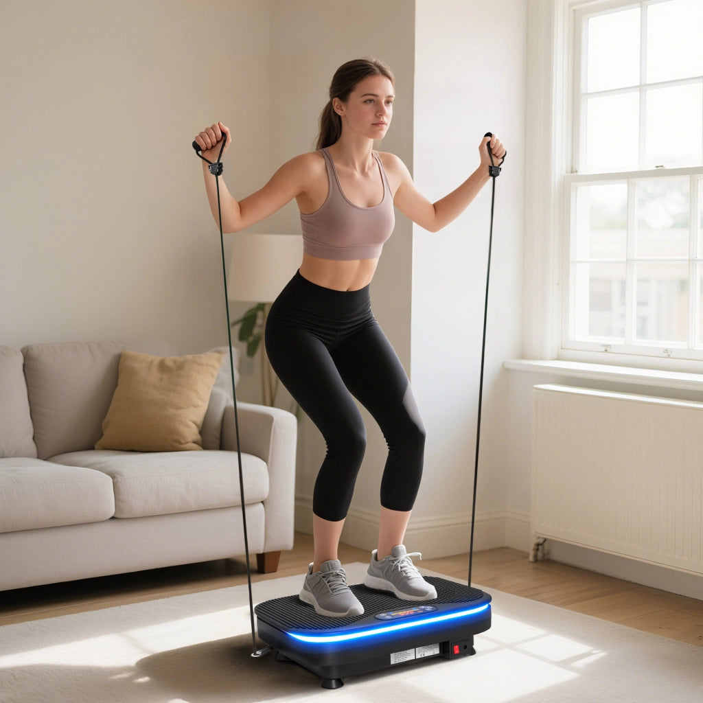 Pedana Vibrante Fitness ¨C Xylo ¨C 99 Velocit¨¤ 3 Programmi Bluetooth LED