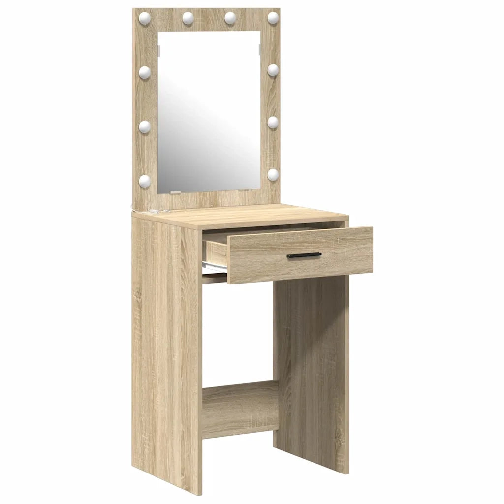 Tavolo da Trucco con cassetto Rovere Sonoma 50 x 41 x 135 cm 865039