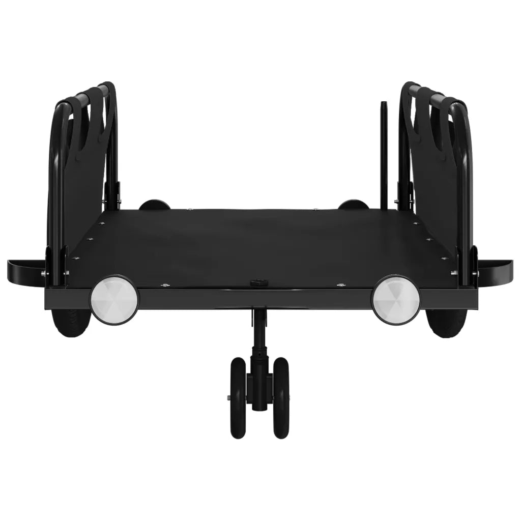Rimorchio da Bici Nero Oxford e Ferro CFW1287828