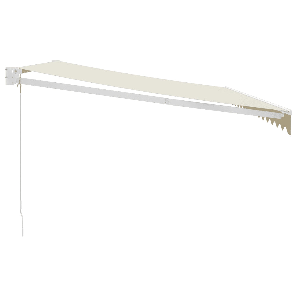 Tenda da Sole Retrattile Crema 4x3 m in Tessuto e Alluminio 3154428