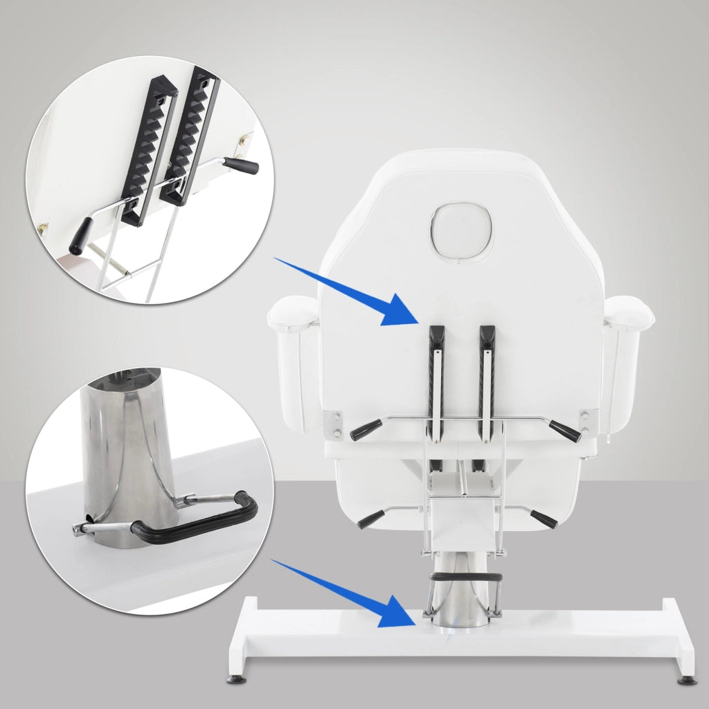 Lettino Idraulico Centri Estetici V2 bianco