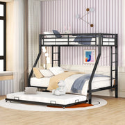 Letto a castello estraibile ¨C Minimal ¨C nero metallo 90x200cm