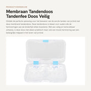 Contenitore per Conservazione dei Denti - Casella di Riciclo per Denti - Scatola di Conservazione dei Denti - Scatola di Riciclo per Denti - Scatola di Ricordo per Bambini - Contenitore Sicuro e Transparente - Box per Conservazione dei Denti