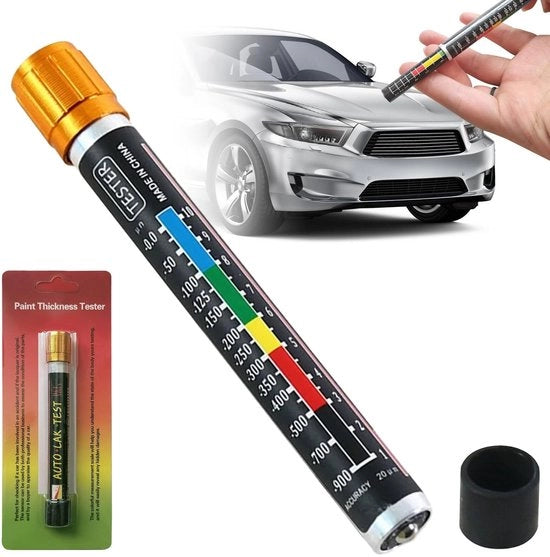 Misuratore di Spessore di Vernice - Tester di Densità Magnetica - Misurazioni Precise - Per Auto - Manutenzione Auto - Strumento Fondamentale - Adatto...