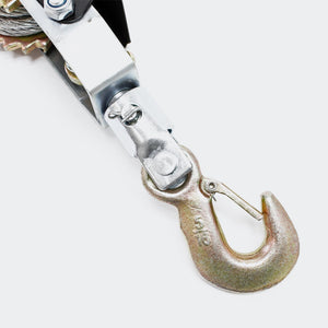 Paranco manuale 4000 kg 3m 2 trasmissione 2 ganci attrezzi garage officina fai da te 3416039/2