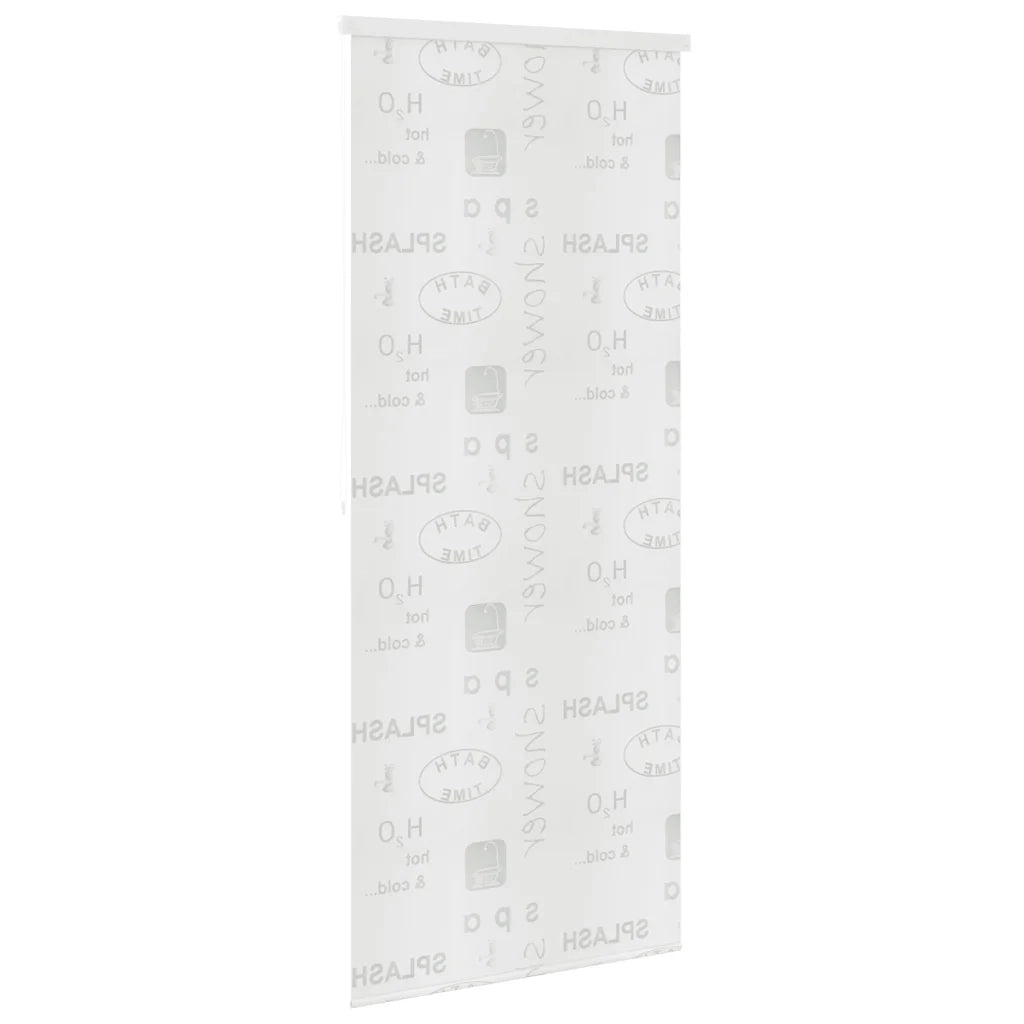 Tenda a Rullo per Doccia 120x240 cm con Scritta Splash  cod mxl 5597