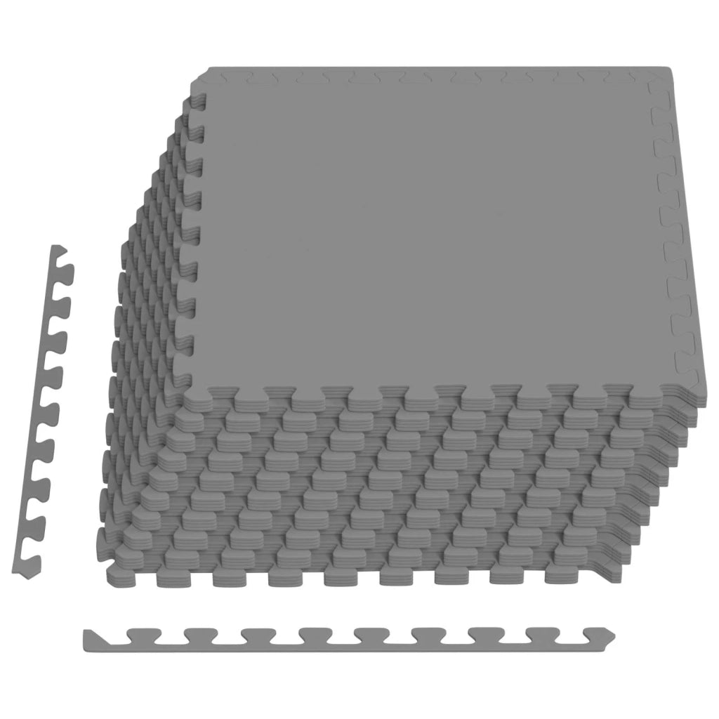 Tappeti 40 pcs Grigio 14,4 m² Schiuma EVA 42040739