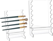 Organizzatore di Cosmetici Portatile con Supporto Rotativo in Acrilico Translucido - Dimensioni 16 x 3,5 cm