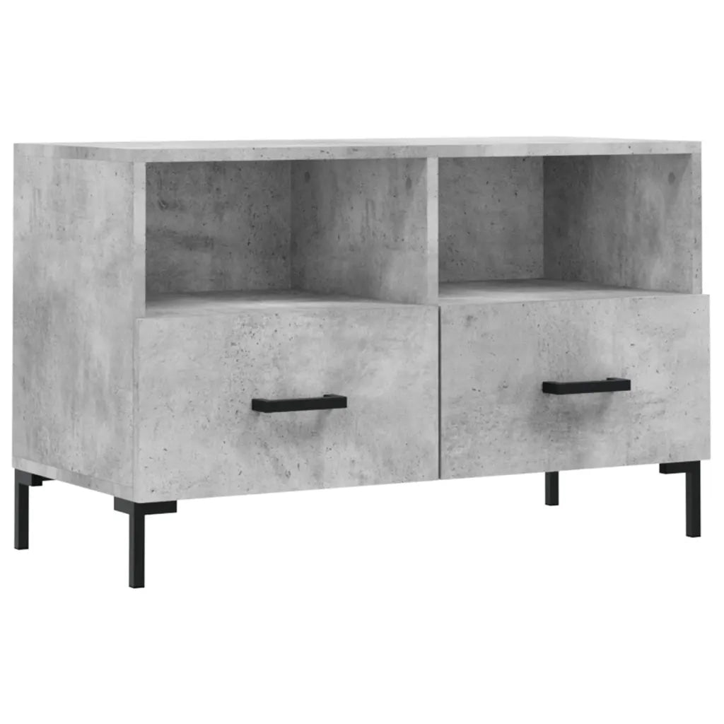 Mobile per TV-Credenza TV-Console TV Grigio Cemento 80x36x50 cm Legno Multistrato 653541