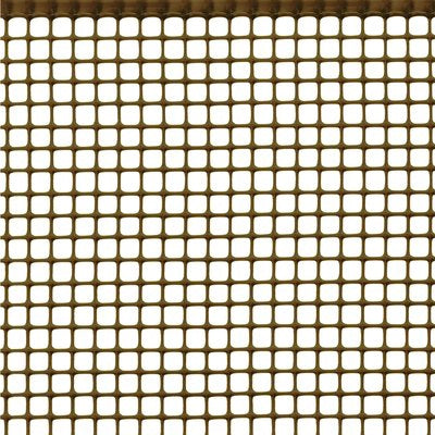 RETE PLASTICA BALCONE QUADRA TENAX - HDPE MARRONE MM 10X10 H.CM 100 ML 5