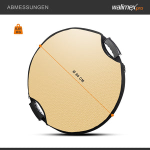 5in1 riflettore pieghevole comfort ondulato Ø80cm