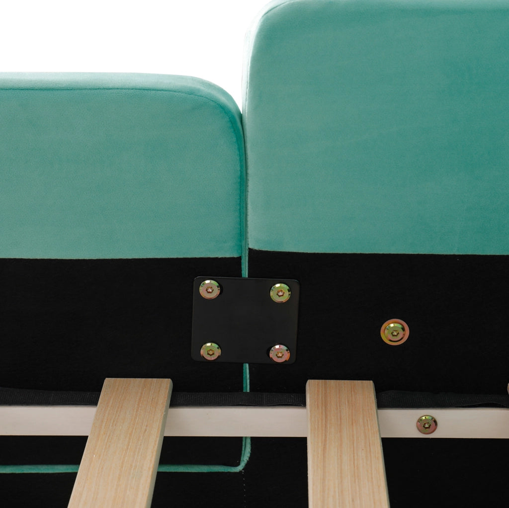 Letto per bambini a forma di auto con scivolo e scala 90x200 cm