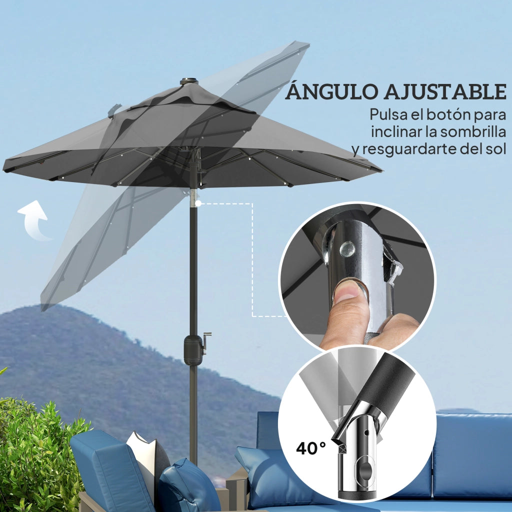 Tendone da Giardino ¨C Minimal ¨C Grigio 295x150x219 cm