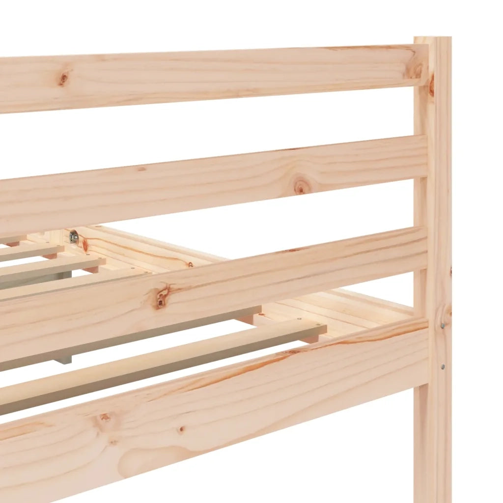 Giroletto-Struttura Letto in Legno Massello di Pino 200x200 cm 346934