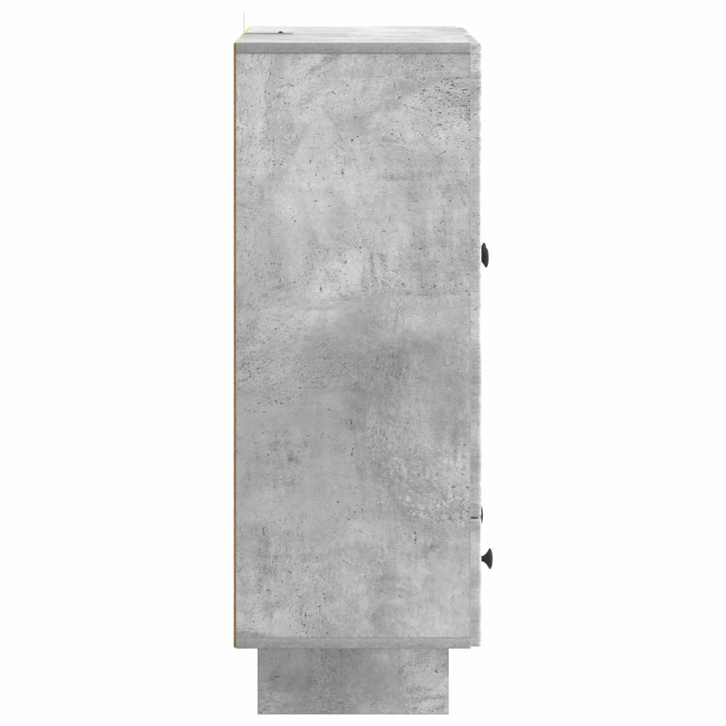 Credenza Grigio Cemento 66 x 34,5 x 95 cm Legno ingegnerizzato 893978