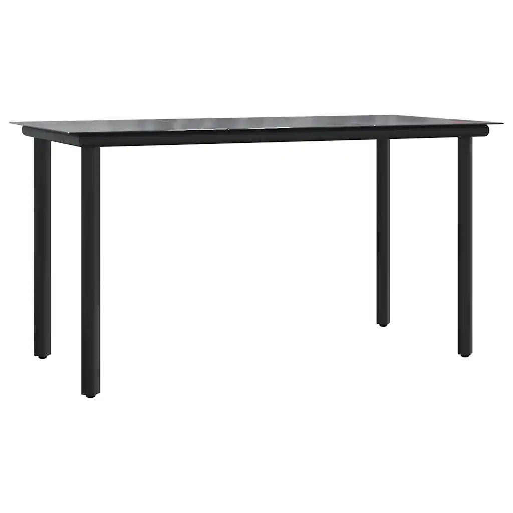 Set Pranzo da Giardino 9 pz con Cuscini Beige Misto Polyrattan