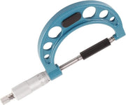 Micrometro esterno in acciaio inossidabile alta precisione con viti a gomito per misurare la spessore 50-75 mm, chiave 001 mm.