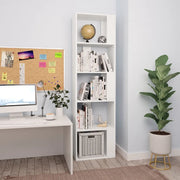 Libreria/Divisorio Bianco 45x24x159 cm in Legno Multistrato 800108