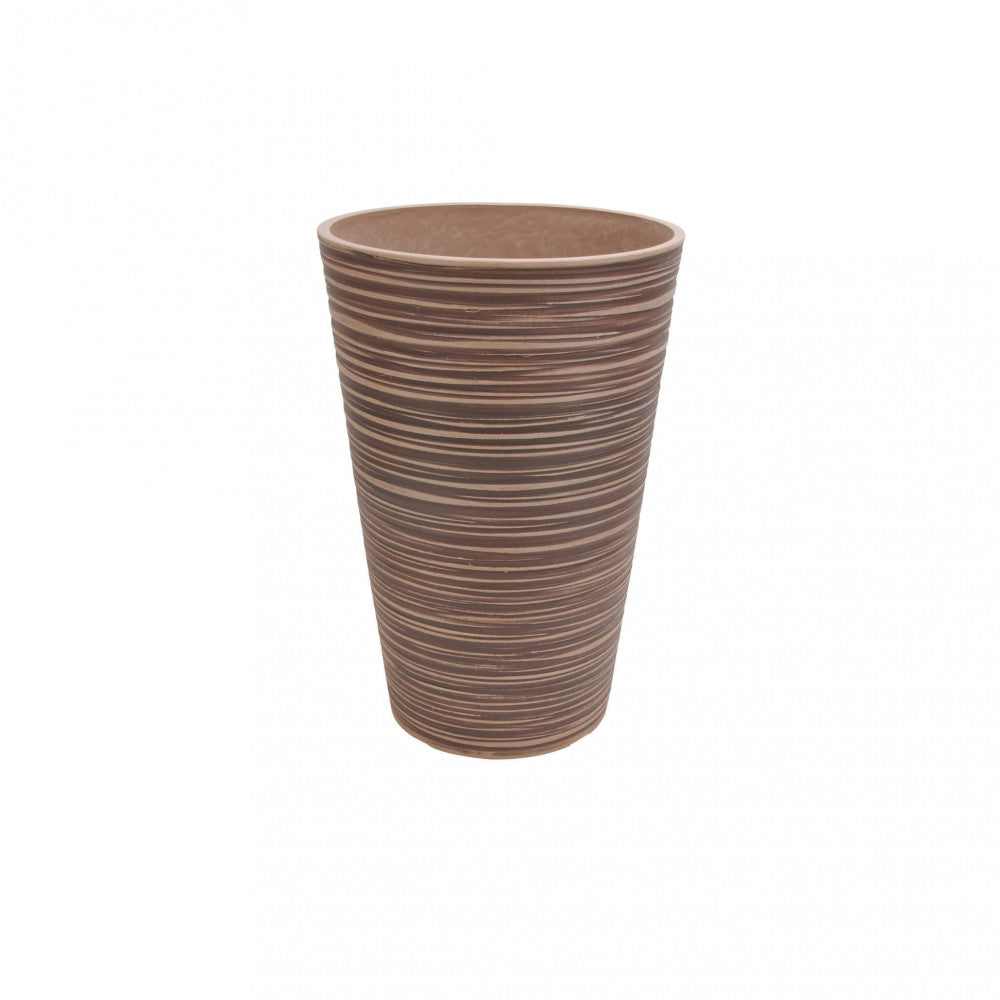 Vaso Grande Azalea Ø41x60 cm in Fibra sintetica Taupe