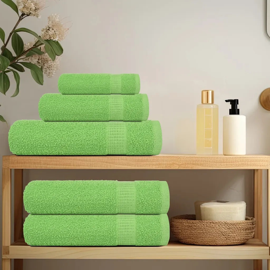 Set di asciugamani 8 pezzi FROGN Verde mela 360 g/m2 CFW8118210