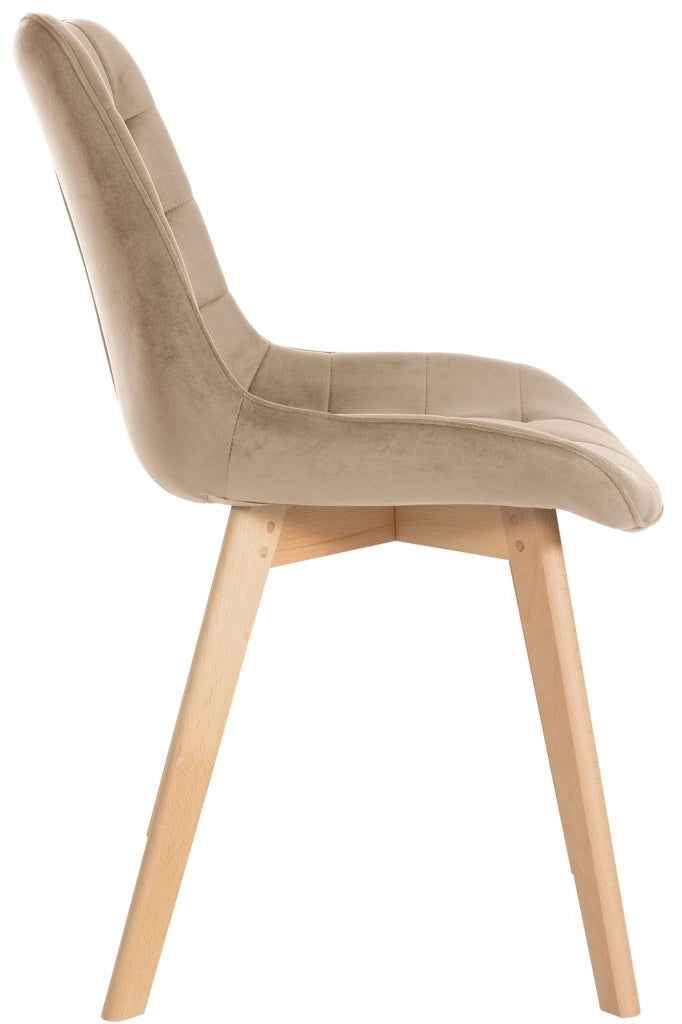 Sedia Brook Velvet marrone