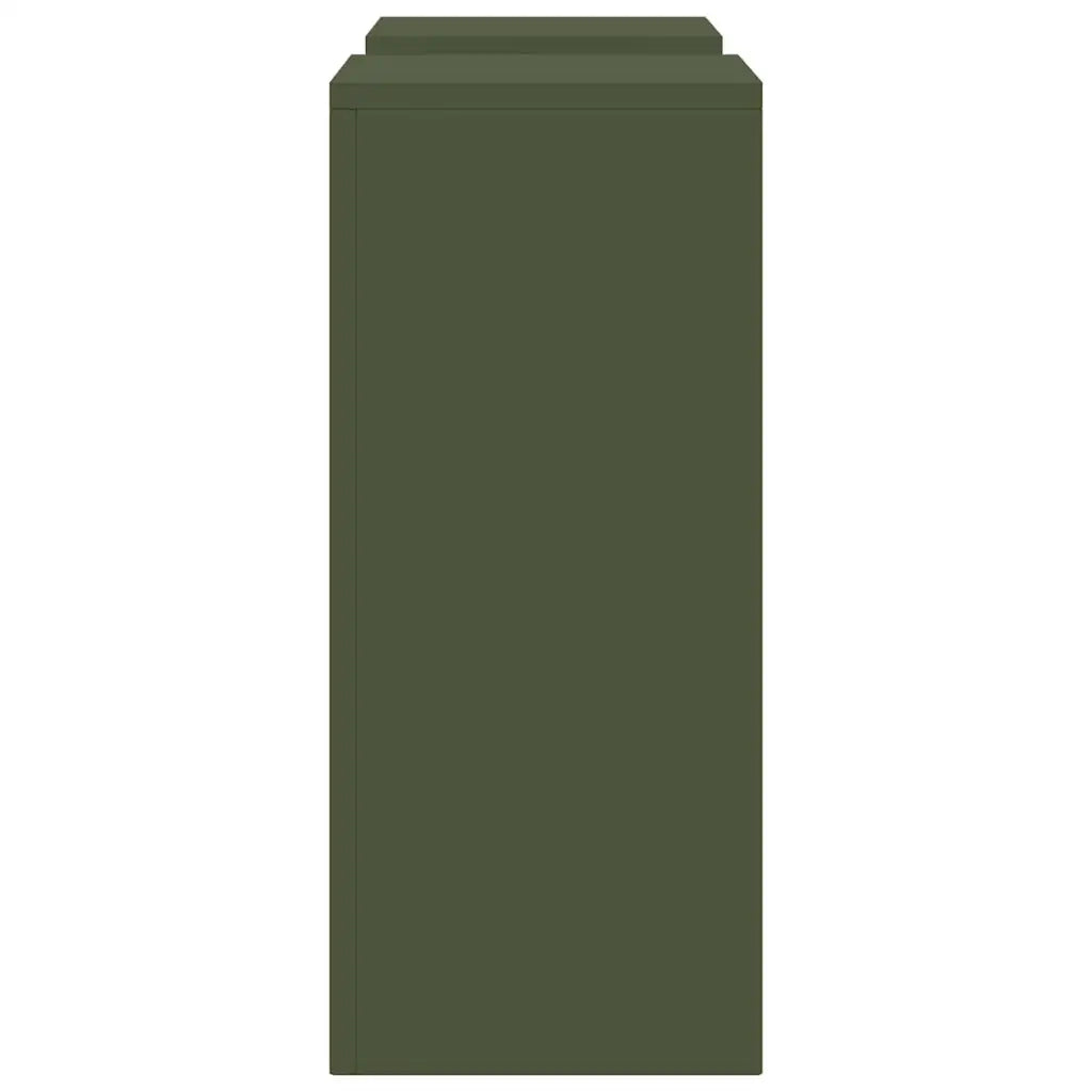 Supporto per piante 2 pcs Oliver verde 24 x 24 x 55 cm Acciaio 865816