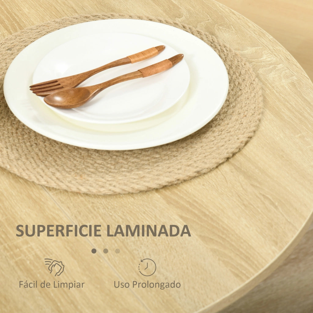 Tavolo Pieghevole da Cucina ¨C Zephmum ¨C Robe 104x76x73.7 cm