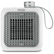 De’Longhi HFX10B03.GR stufetta elettrica Interno Grigio, Bianco 350 W Riscaldatore ambiente elettrico con ventilatore