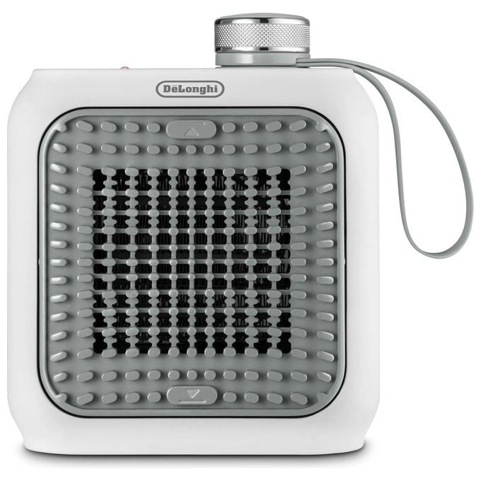 De’Longhi HFX10B03.GR stufetta elettrica Interno Grigio, Bianco 350 W Riscaldatore ambiente elettrico con ventilatore