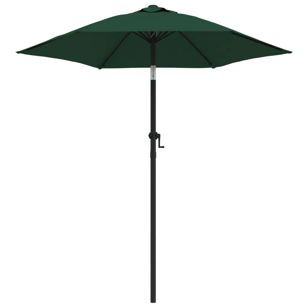 Ombrelloneda-Ombrello da giardino balcone Verde 200x224 cm in Alluminio
