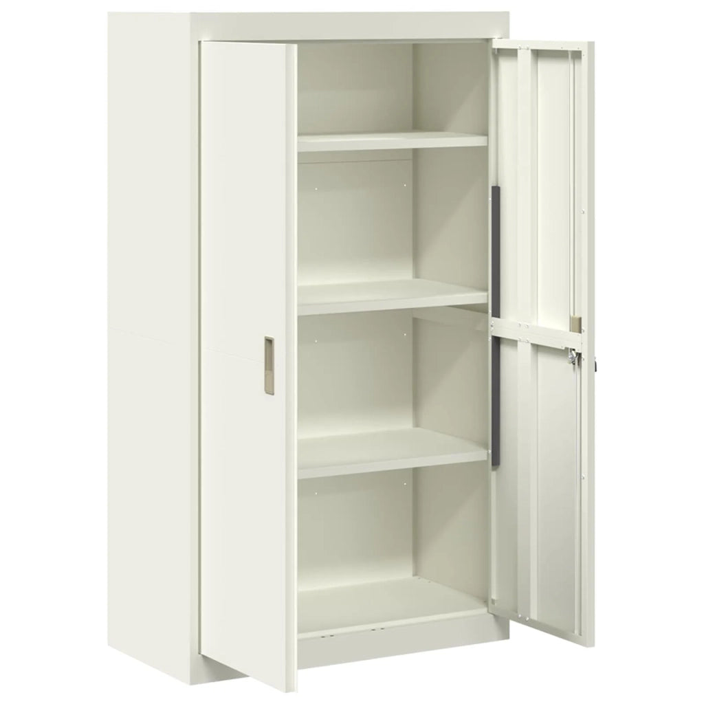 Armadio Bianco 80 x 40 x 140 cm Acciaio