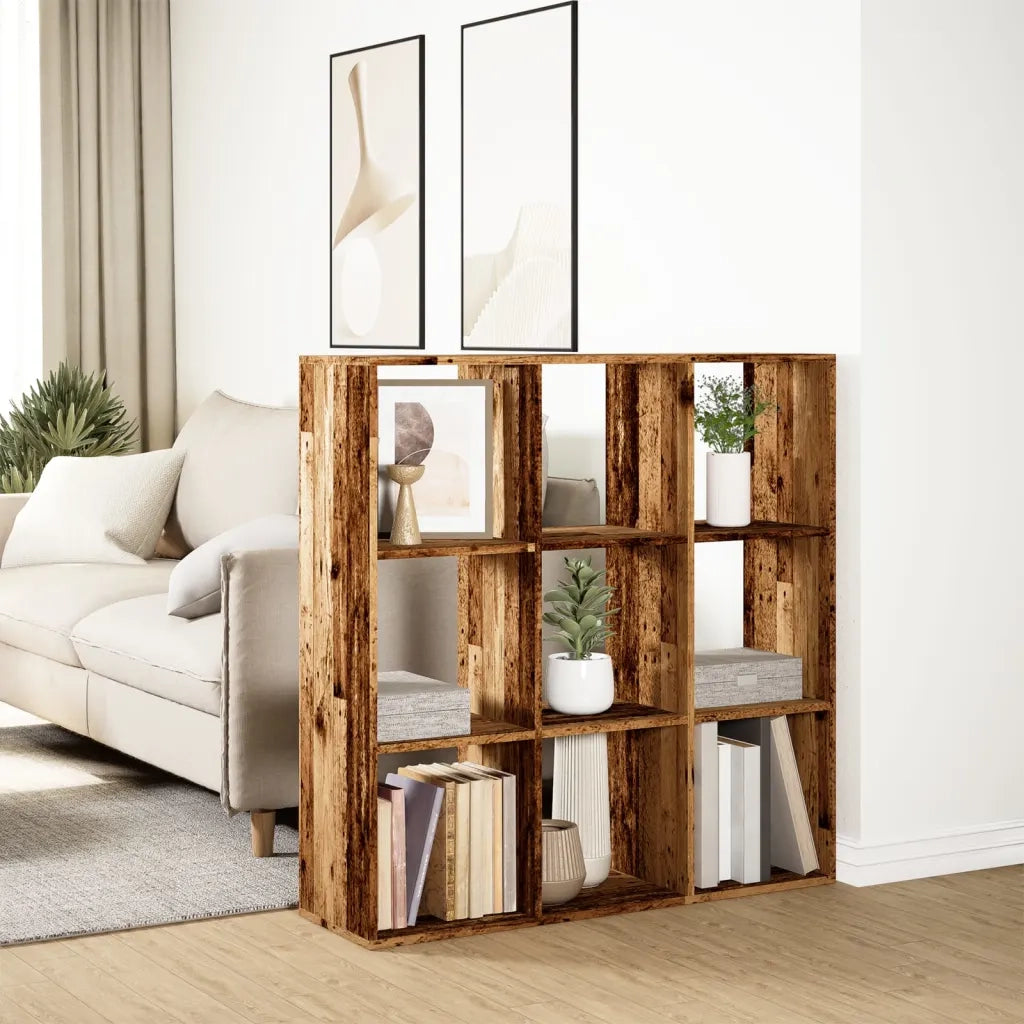 Libreria Divisorio Legno Antico 102x29x103,5 cm in Truciolato 858046