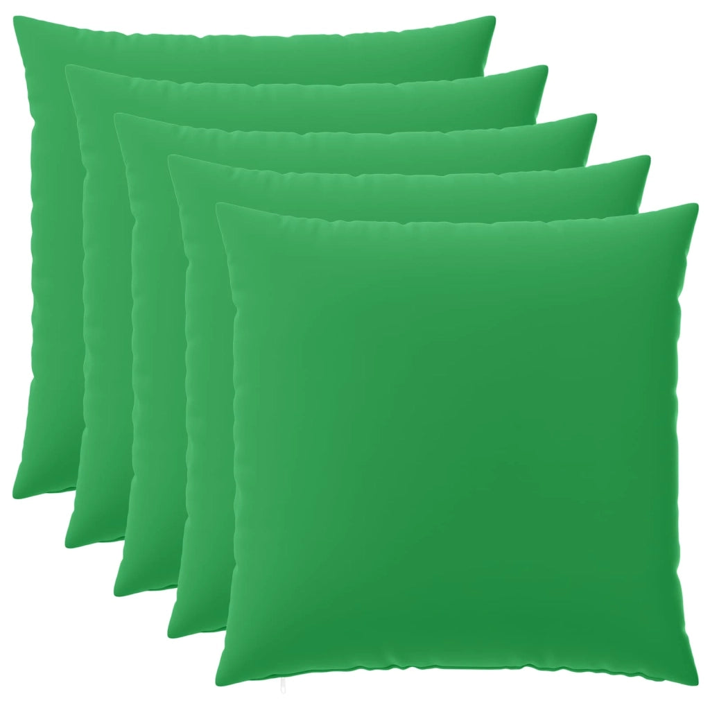 Federa 6 pcs HEERLEN Verde 65 x 65 cm Poliestere 913020