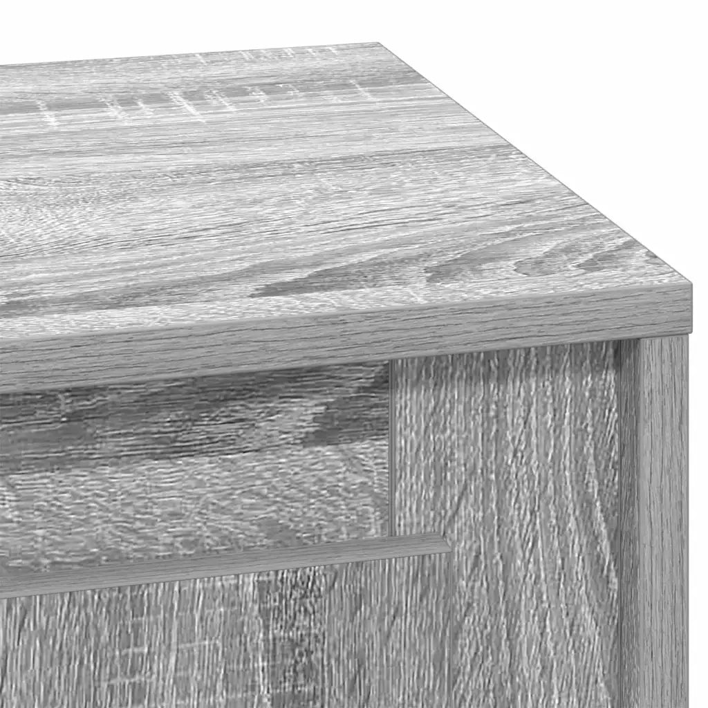 Armadio da Notte Grigio 44 x 34,5 x 45 cm Legno multistrato 869572
