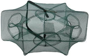 Rastrello per Crostacei - Automatico e Ripiegabile - Nylon Resistente - 6/12 Fori - Ideale per Pescatori - 55 x 22 cm