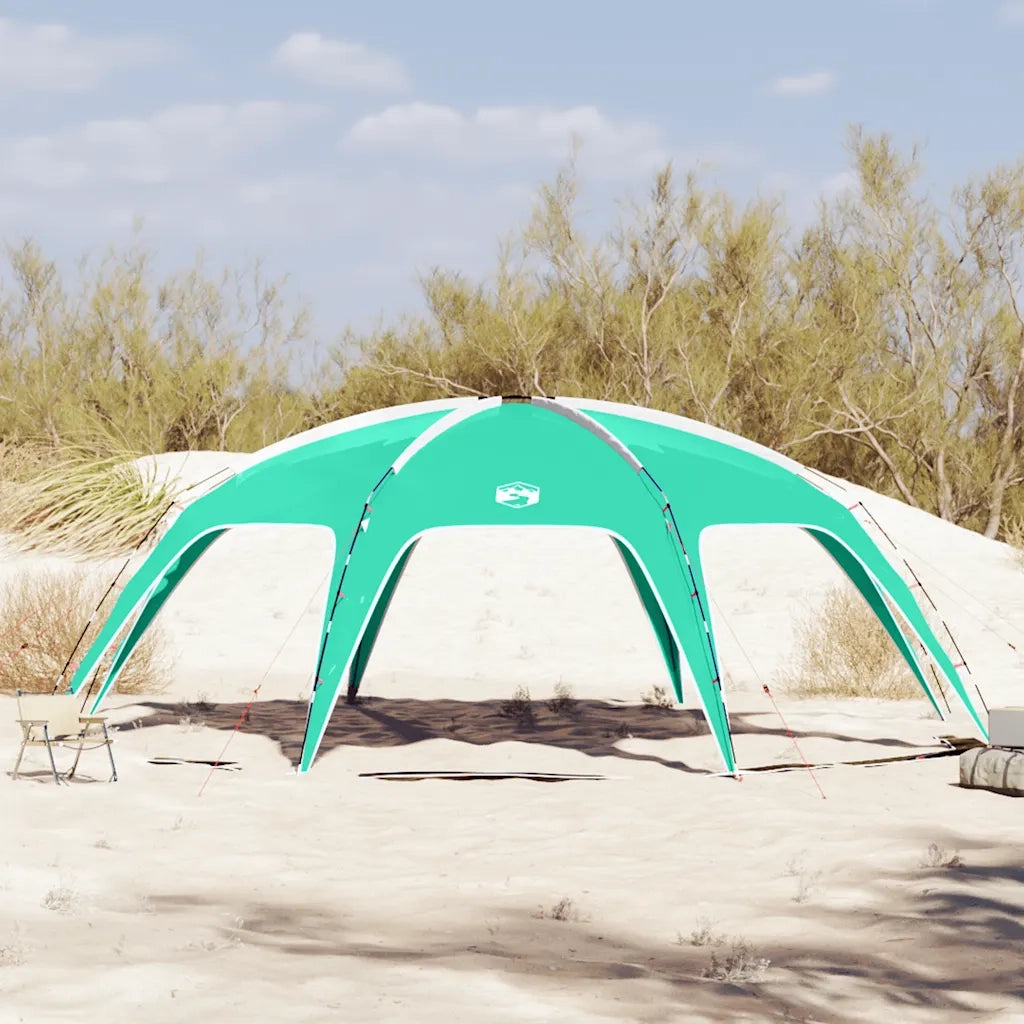 Tenda per Feste-Tenda da campeggio Verde Mare Impermeabile 315285