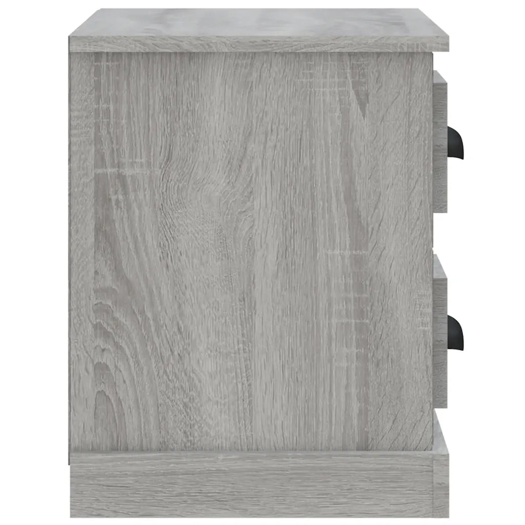 Comodino-Tavolino da notte Grigio Sonoma 60x35,5x45 cm