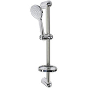 Set Saliscendi Doccia Cromato con Soffione 8 cm e Tubo 180 cm 69135