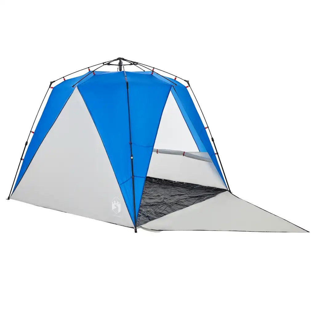 Tenda da Spiaggia 4Persone Azzurro Rilascio Rapido Impermeabile 4005305