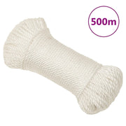 Corda da Lavoro Bianca 6 mm 500 m in Polipropilene